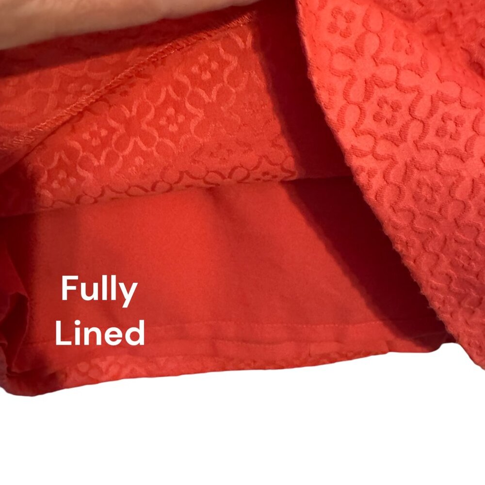 ANN TAYLOR PERFECT for SPRING/SUMMER CORAL SKIRT SIZE: 0 #7 - Picture 3 of 9
